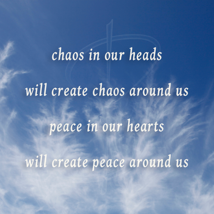 peace in our hearts will create peace around us, heart, love, aphorisms, adages, harmony, purification, spirituality, interrata